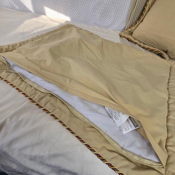 Croscill Bali Tropical Jacquard Woven Standard Pillow Shams - Picture 9 of 10